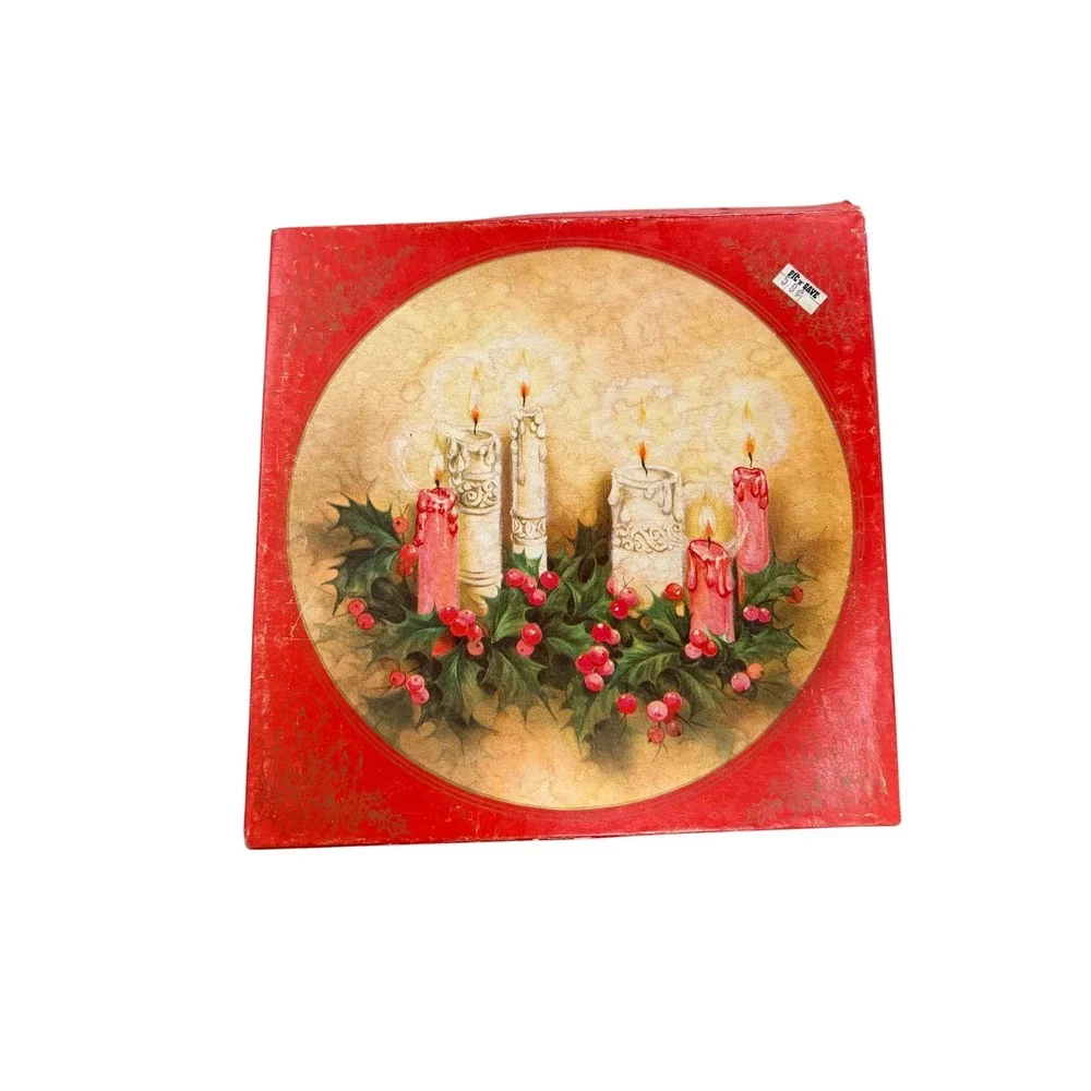 Vintage Christmas Greeting Cards Round Nativity Winter Scenes Lot 44 Pieces
